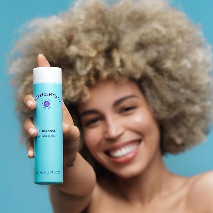 NuSkin Nutricentials in Balance pH Balance Toner | Toner with Bioadaptive Botanicals | Reduces Pores & Restores pH | Perfect After Removing Makeup to Help Your Skincare Routine | 150ml | 2 Pack