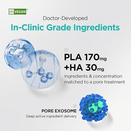 Dr.ninteen CollaBooster Poreshot CreamㅣPoly Lactic Acid(PLA) + 12 Hyaluronic Acid(HA) + CeramidesㅣFace Moisturizer for Pore Tightening & FirmingㅣKorean Skin Care (1.69 fl.oz.)