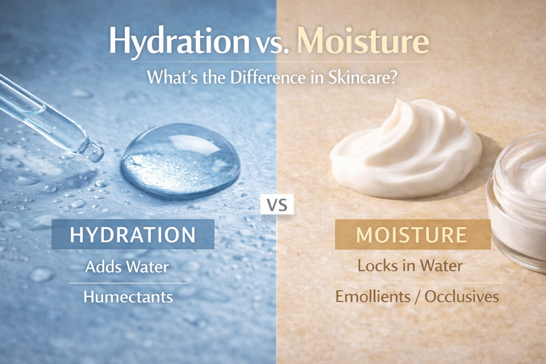 Hydration vs. Moisture: What’s the Difference in Skincare?