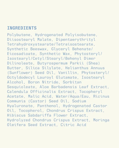 Cay Skin Deepwater Nourishing Lip Mask – Sleeping Mask for Overnight Repair & Hydration with Vitamin E + Shea Butter – Non-Sticky, Clear Formula in Signature Vanilla Brown Sugar Flavor – 0.7 oz