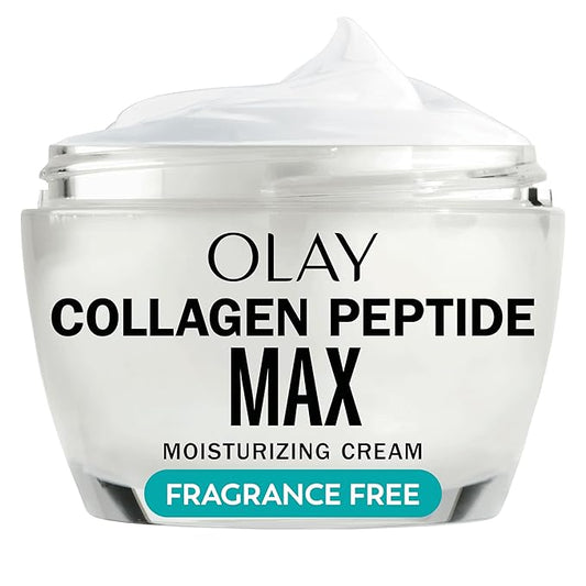 Olay Collagen Peptide Face Moisturizer, Firming Cream for Women, Fragrance-Free, Non-Greasy - Hydrating, Anti-Aging, Anti-Wrinkle, Smoothing of Fine Lines, Tightening Skin Care - Niacinamide, 1.7 Oz